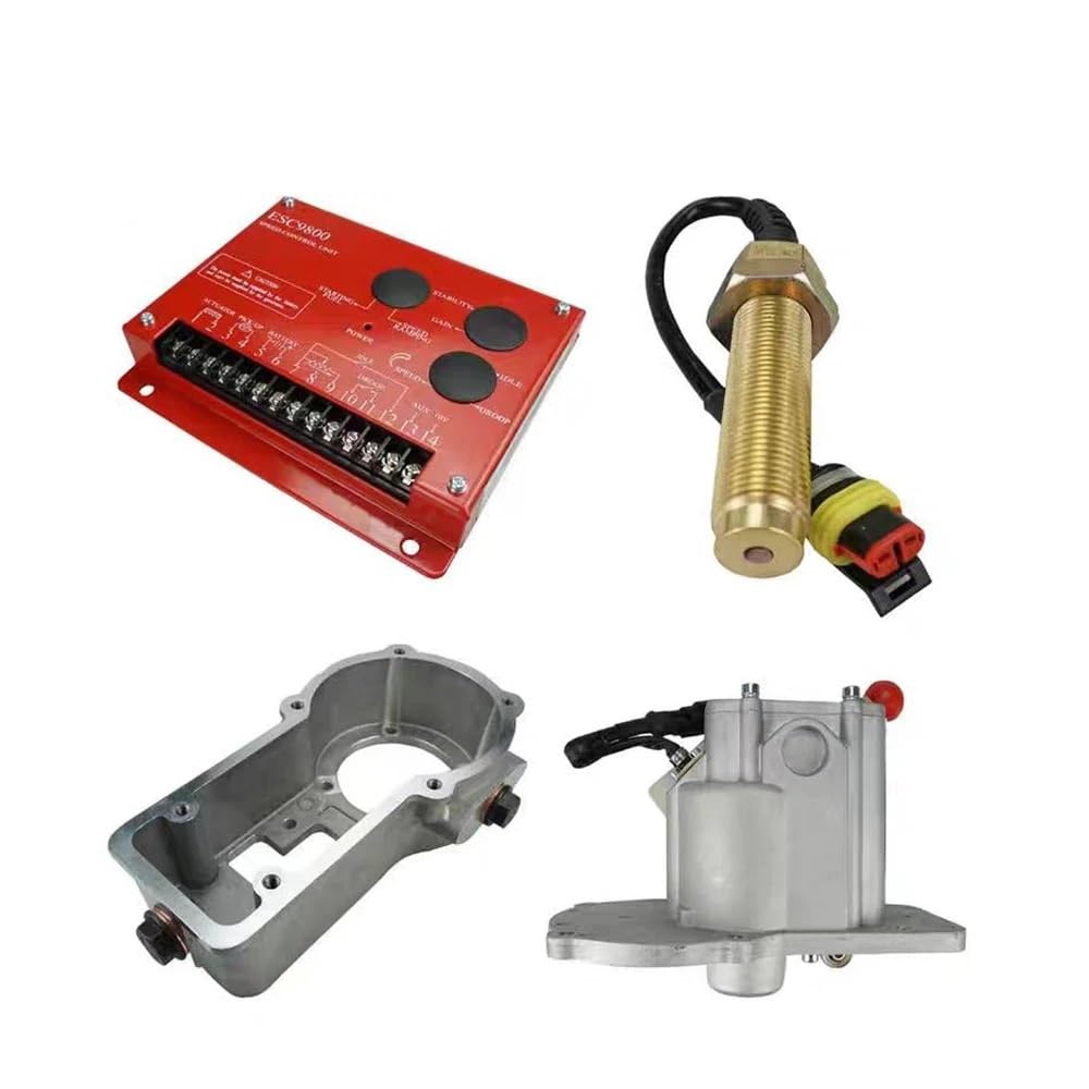 Diesel Generator ESC9800 Kit Electronic Speed Control Board RSV-P7100 Actuator RPM Sensor(24V)
