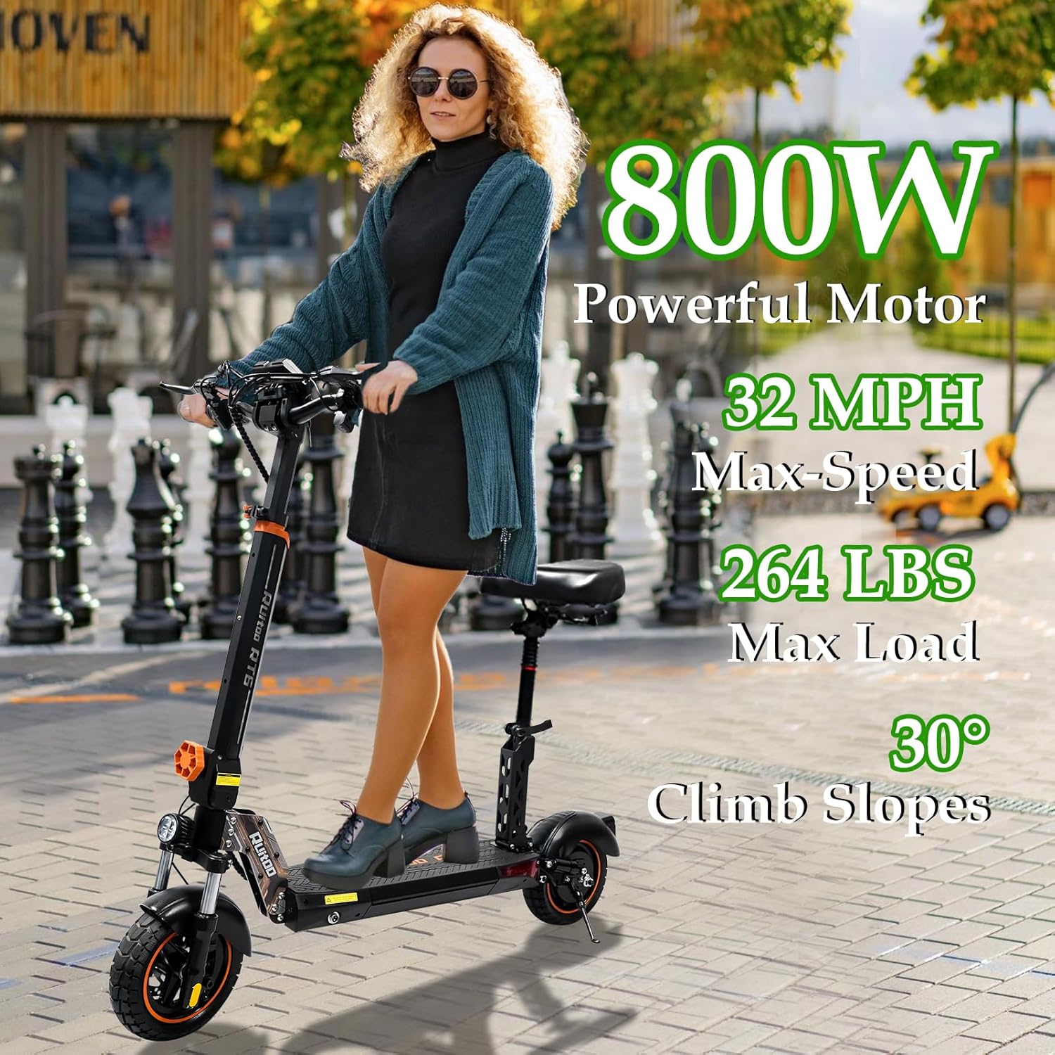 Electric Scooter for Adults, 5600W/1500W/1200W/800W Motor Fast Electric Scooter, 46/40/35 MPH Top Speed, 27Ah/20.8Ah/15.6Ah Battery, 10/11