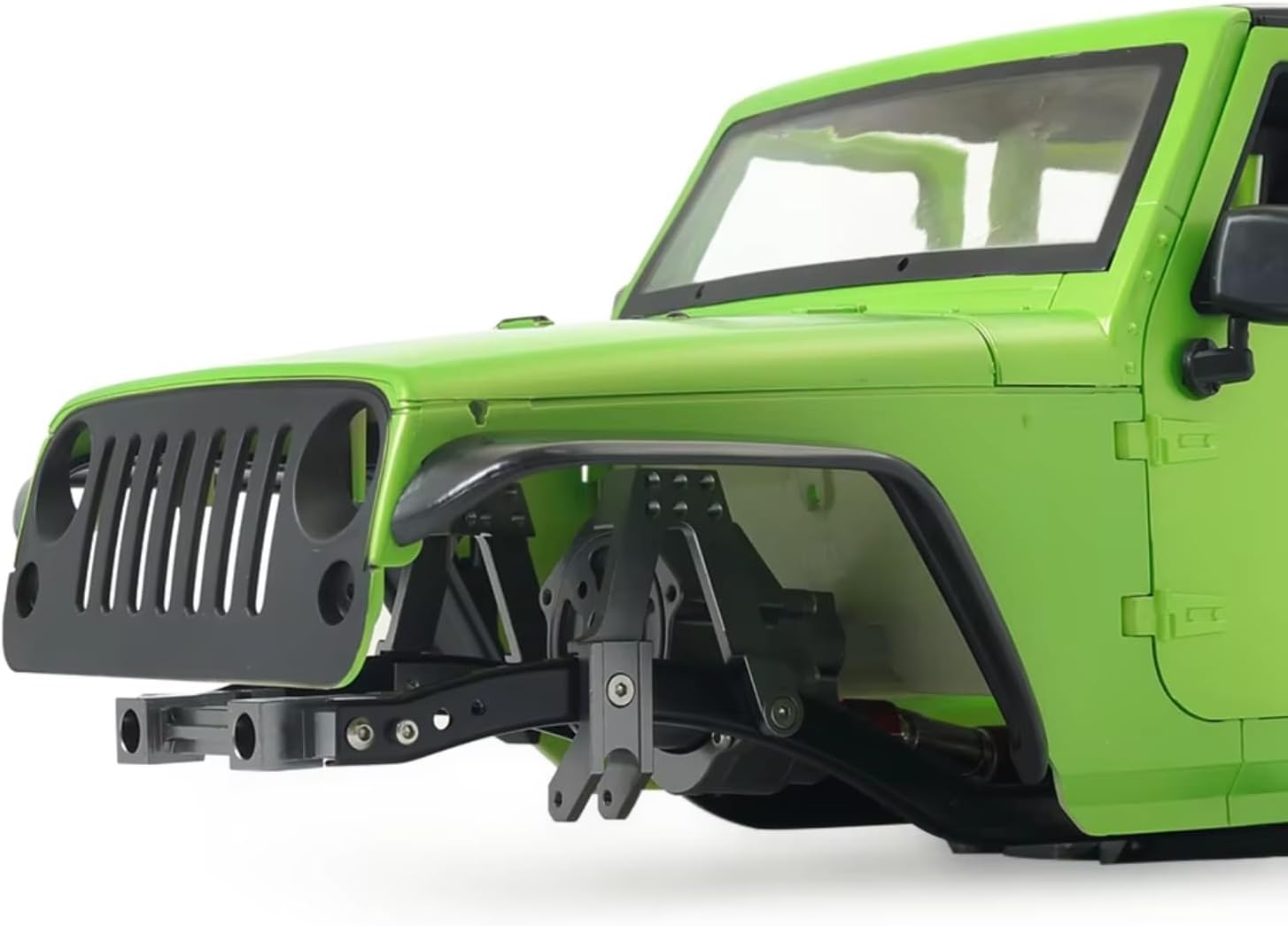 Rc Parts For Axial For SCX10 For SCX10 II 1/10 RC Crawler Car Front Motor Transmission Prefixal Gearbox Transfer Case Upgrade Parts(Silver)