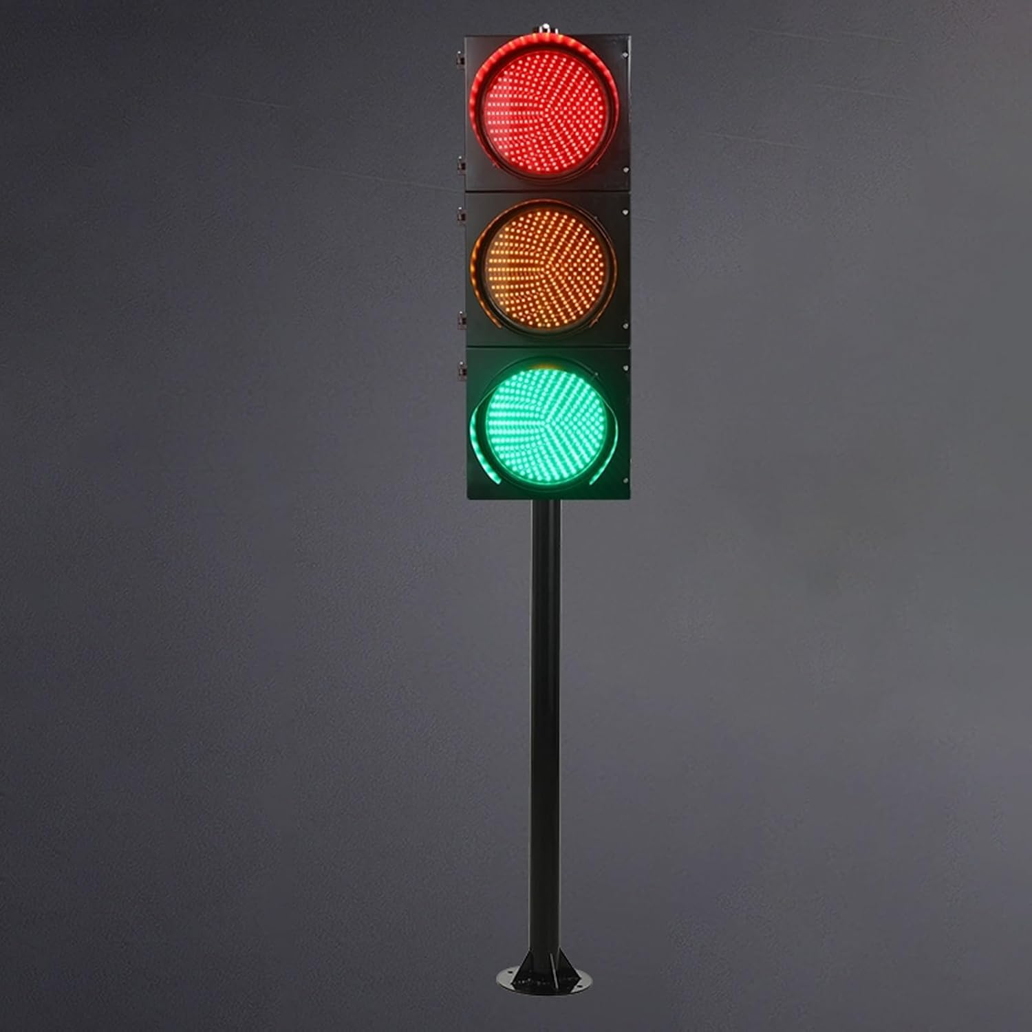 Traffic Light, Traffic Stop Light Indicator Light, Red/Green Stop and Go Light, Traffic Signal Light, Outdoor Waterproof , Suitable for Simulation Teaching, Kindergarten, Amusement Park(107cm/42.1in)
