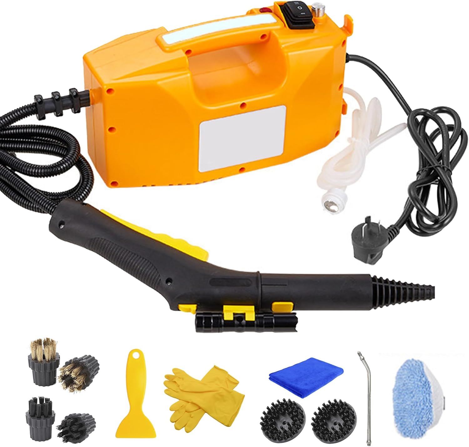 ZHDANB 2600W steam Cleaner Machine, steam Cleaner for Home, Adjustable steam, 20s Quick Heat-Up, Acid and Alkali Resistant, steam Cleaner with Accessories, for Kitchen,Car OptionB-110V