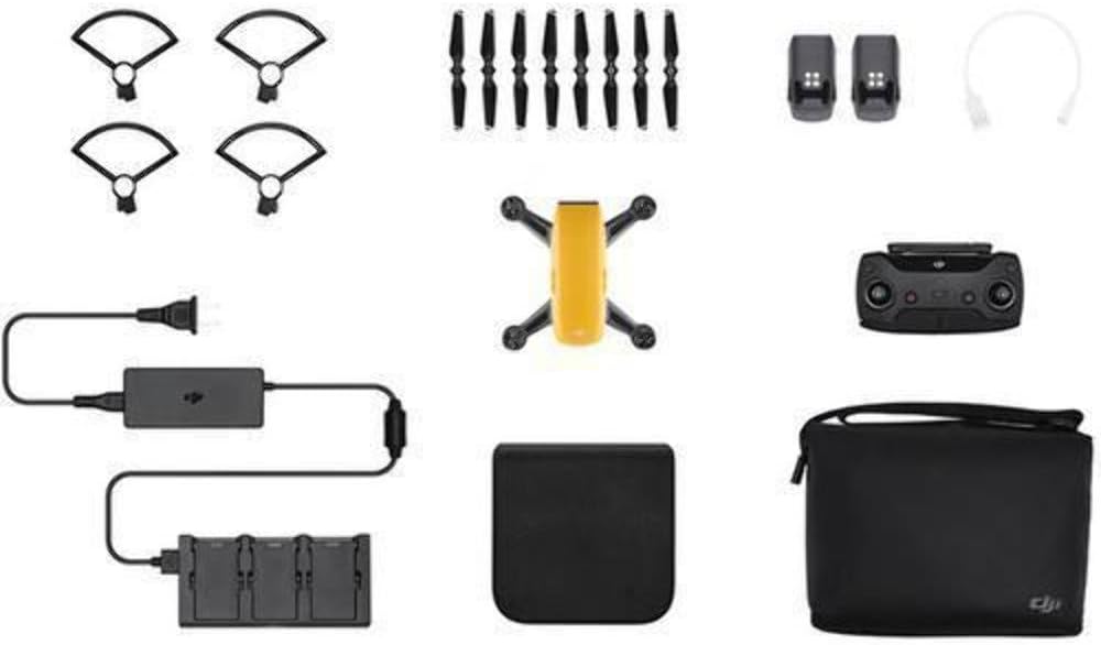 DJI Spark, Fly More Combo, Sunrise Yellow