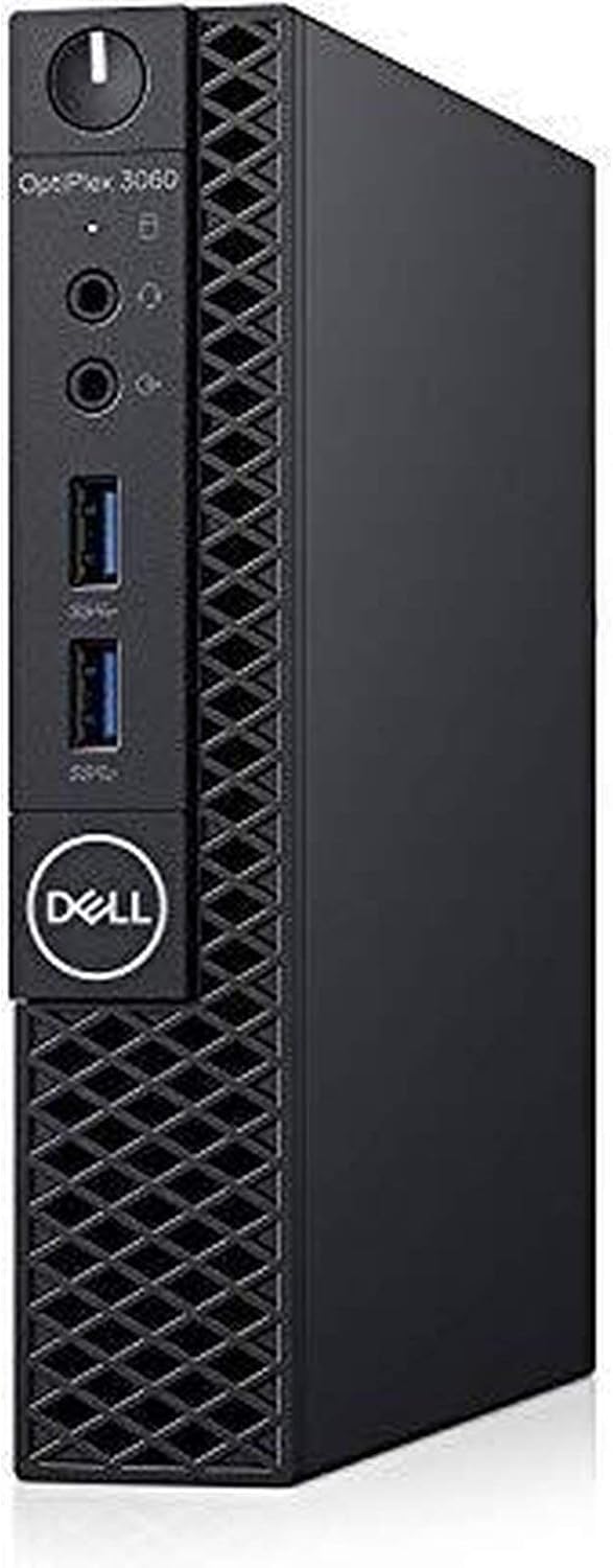 Dell OP3060MFFXKF5K OptiPlex 3060 XKF5K Micro PC with Intel Core i5-8500T 2.1 GHz Hexa-core, 8GB RAM, 256GB SSD, Windows 11 Pro 64-bit (Renewed)