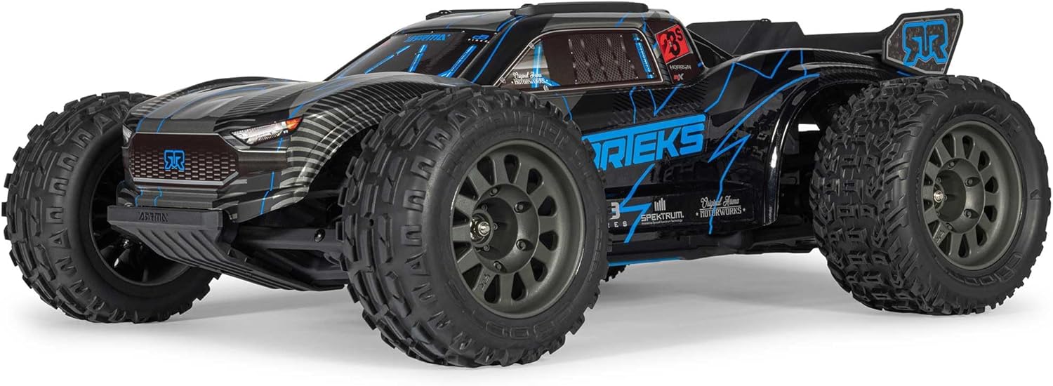 ARRMA RC Truck 1/10 VORTEKS 223S DSC 2WD RTR Brushless Stadium Truck, Blue, (Lipo Battery and Charger Not Included) ARA3505T2