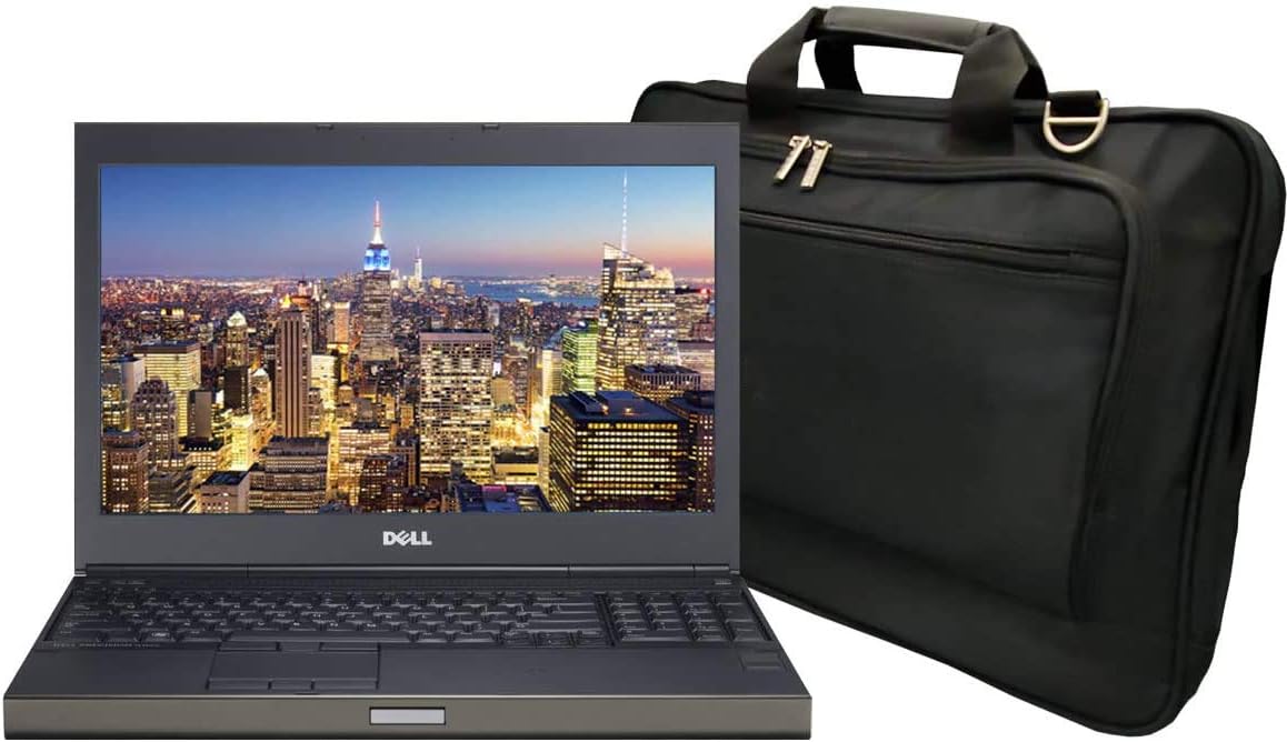 Dell Precision M4800 Mobile Workstation with Intel i7-4810MQ Quad Core CPU, 16GB DDR4 RAM, 1TB SSD, 15.6 inch Display, Laptop Bag, ASIM48001A (Renewed)