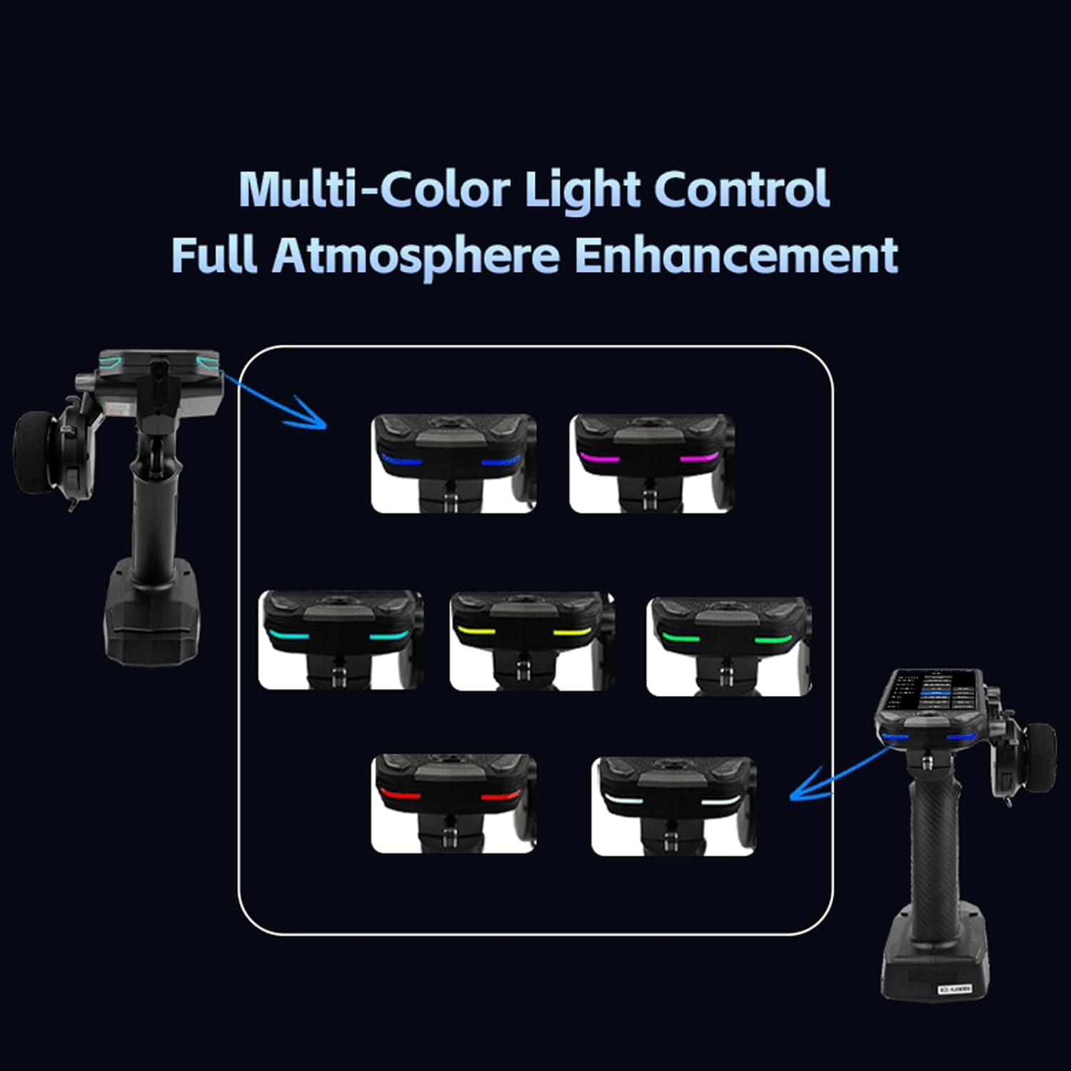 GoolRC Flysky FS-G11P 2.4GHz 11CH Radio Transmitter with FS-R11P Receiver, 3.5 Inch IPS Screen Dual Antenna Remote Controller with Receiver for RC Car Boat