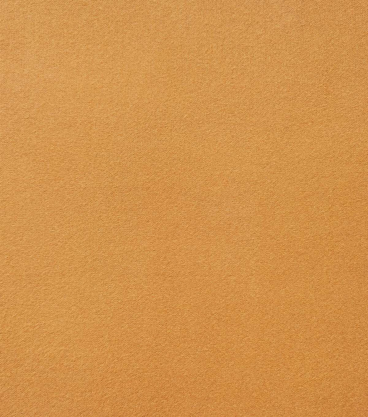 Heathered Yellow Solid Luxe Flannel Fabric