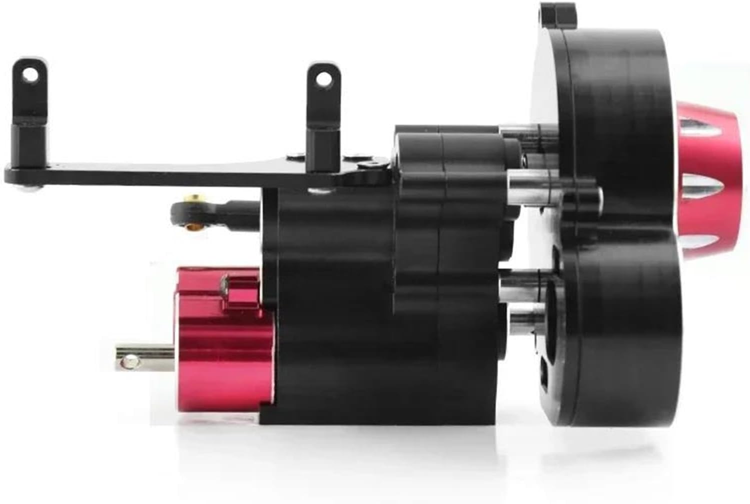 RC Transmission Gearbox Compatible with Axial SCX10 II III 1/10 RC Crawler Car Upgrades Parts Metal 2 Speed Shiftable Transmission Gearbox Accessories