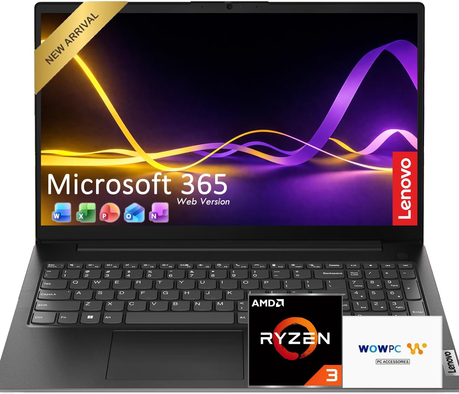 Lenovo V15 2026 Student & Business Laptop, AMD Ryzen 3 7320U (Beats i7-1160G7), 15.6
