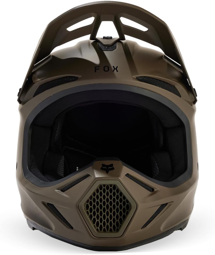 Fox Racing Unisex V3 Motocross Dirt Bike Helmet, Dirt, Small