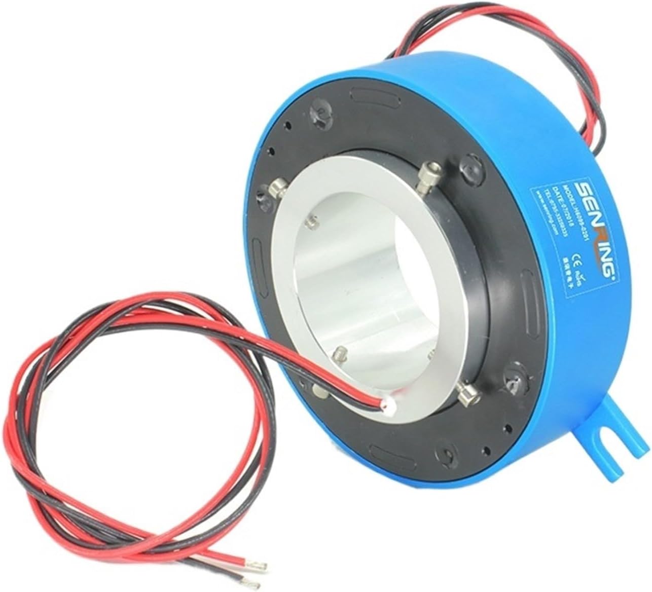 Through Bore Slip Ring/Connector 2 Circuits 10A with ID Center Hole 60mm