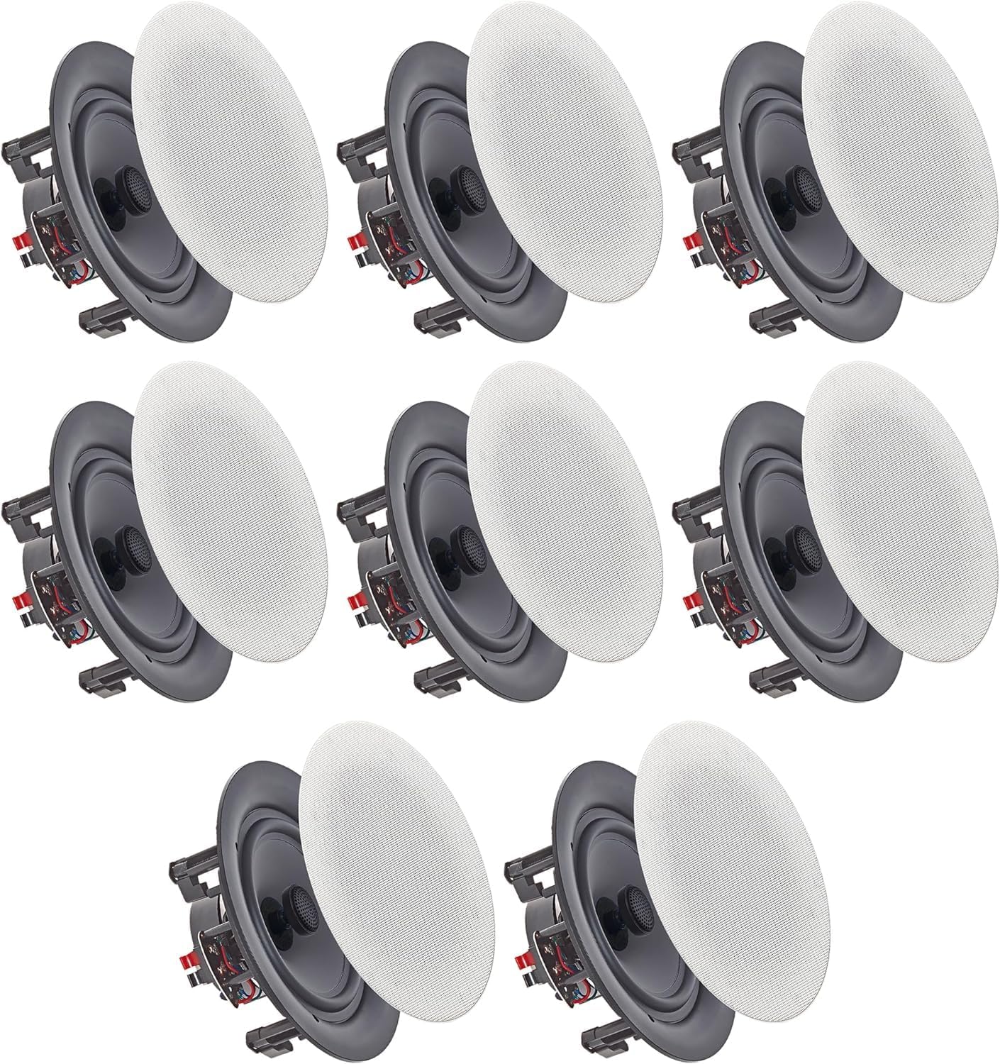 Vaiyer Set of 8 5.25 Inch 8 Ohm 175 Watts Speakers