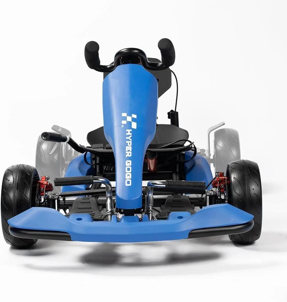Kids Electrifying Hoverboard Go Kart Kit, Outdoor Pedal Go Karting Car, Outdoor Race Pedal Go Cart Car for Kids and Adults (Blue)