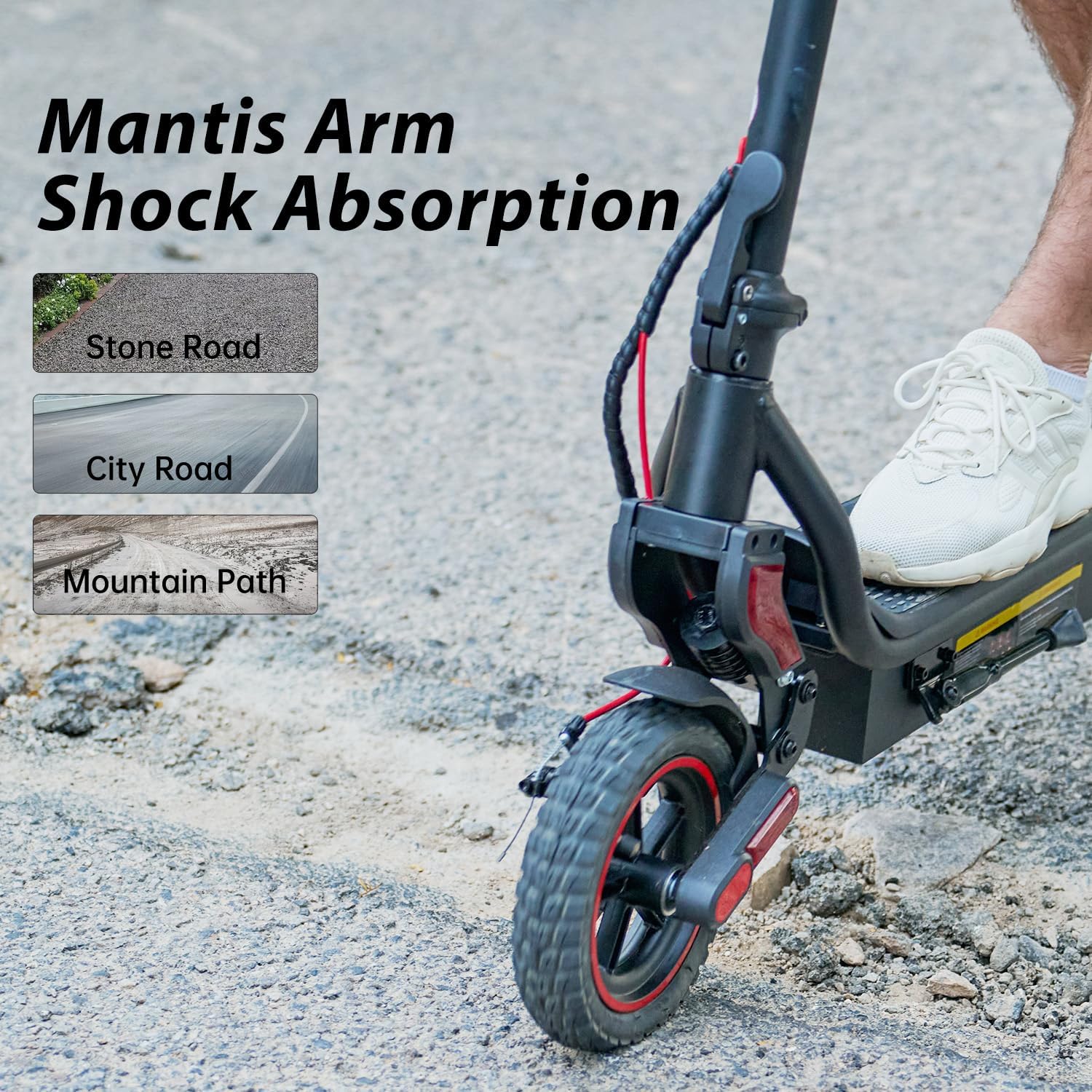 Electric Scooter for Adults, 28/25MPH Speed, 28/25Mile Range, 1000/750W Powerful Motor, 10/9.3