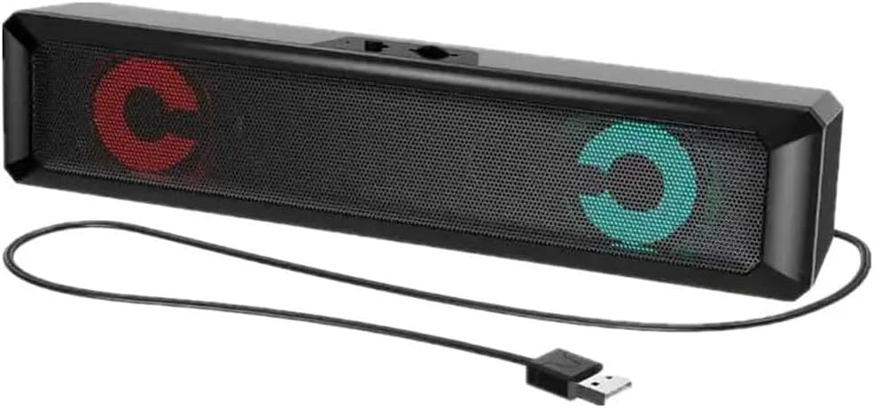 Wired Powerful Computer Speaker Bar Stereo Subwoofer Bass Music Player Surround Sound Box for PC Theater TV