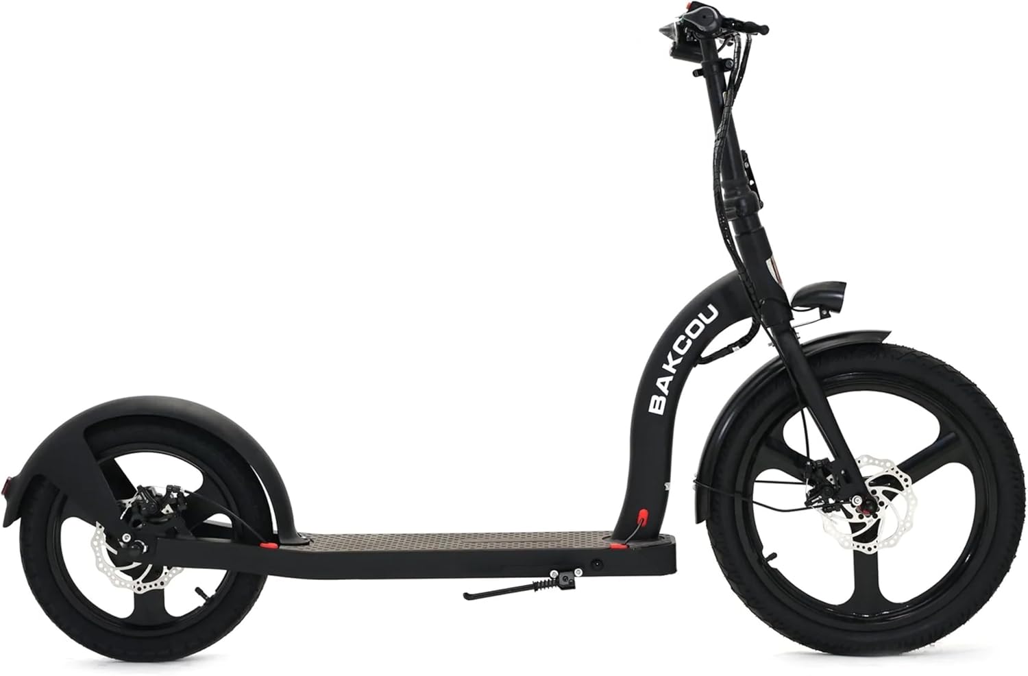Bakcou - Badger Electric Scooter - 350W Motor, 36V Battery, Foldable, Disc Brakes, Lights, Horn, 20