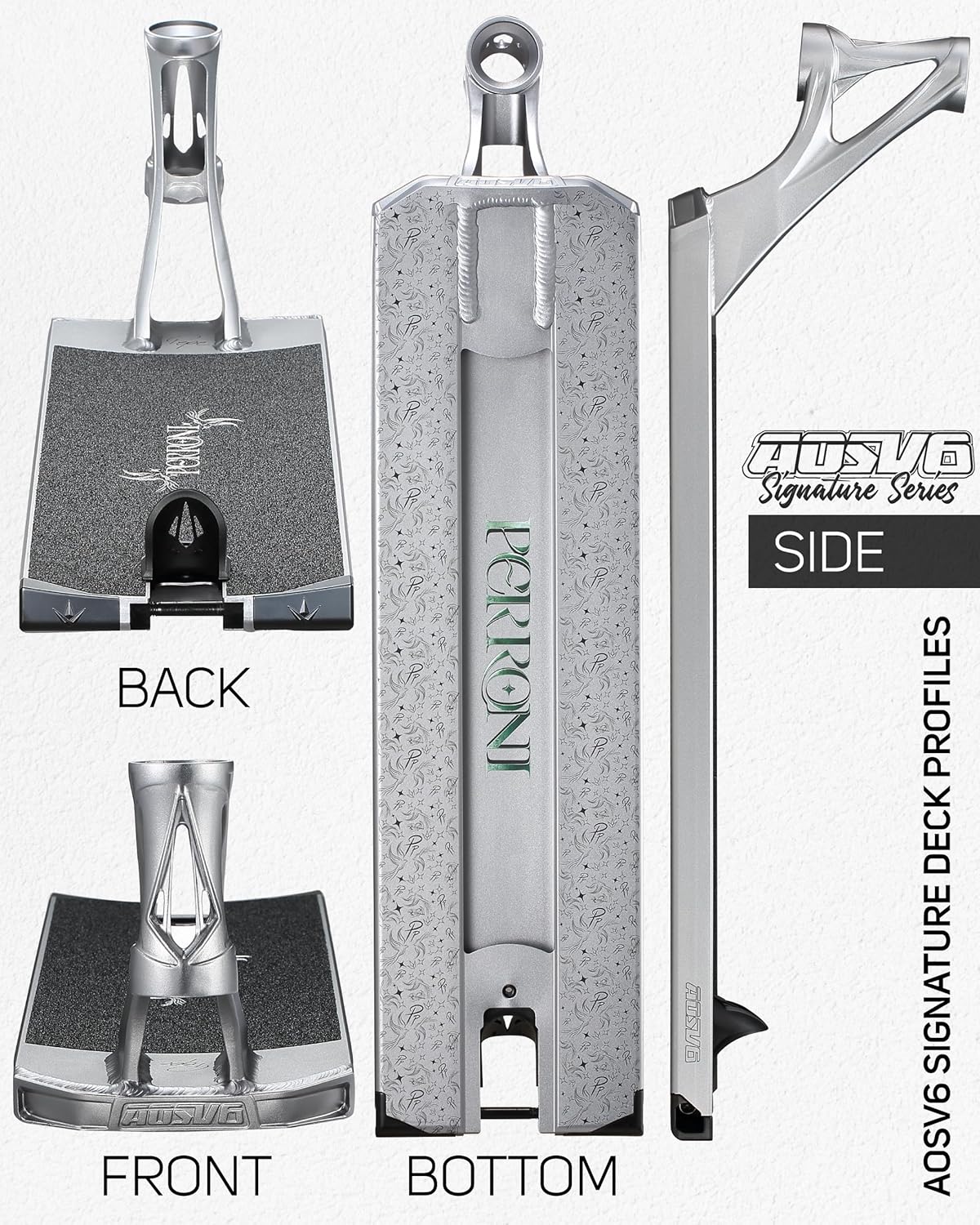 Envyscooters AOSV6 Signature Decks | Ace of Spades Version 6 Stunt Scooter Deck