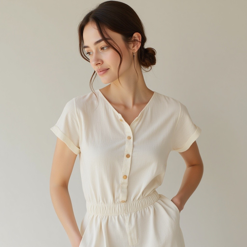 The Linen Jumpsuit // Moon