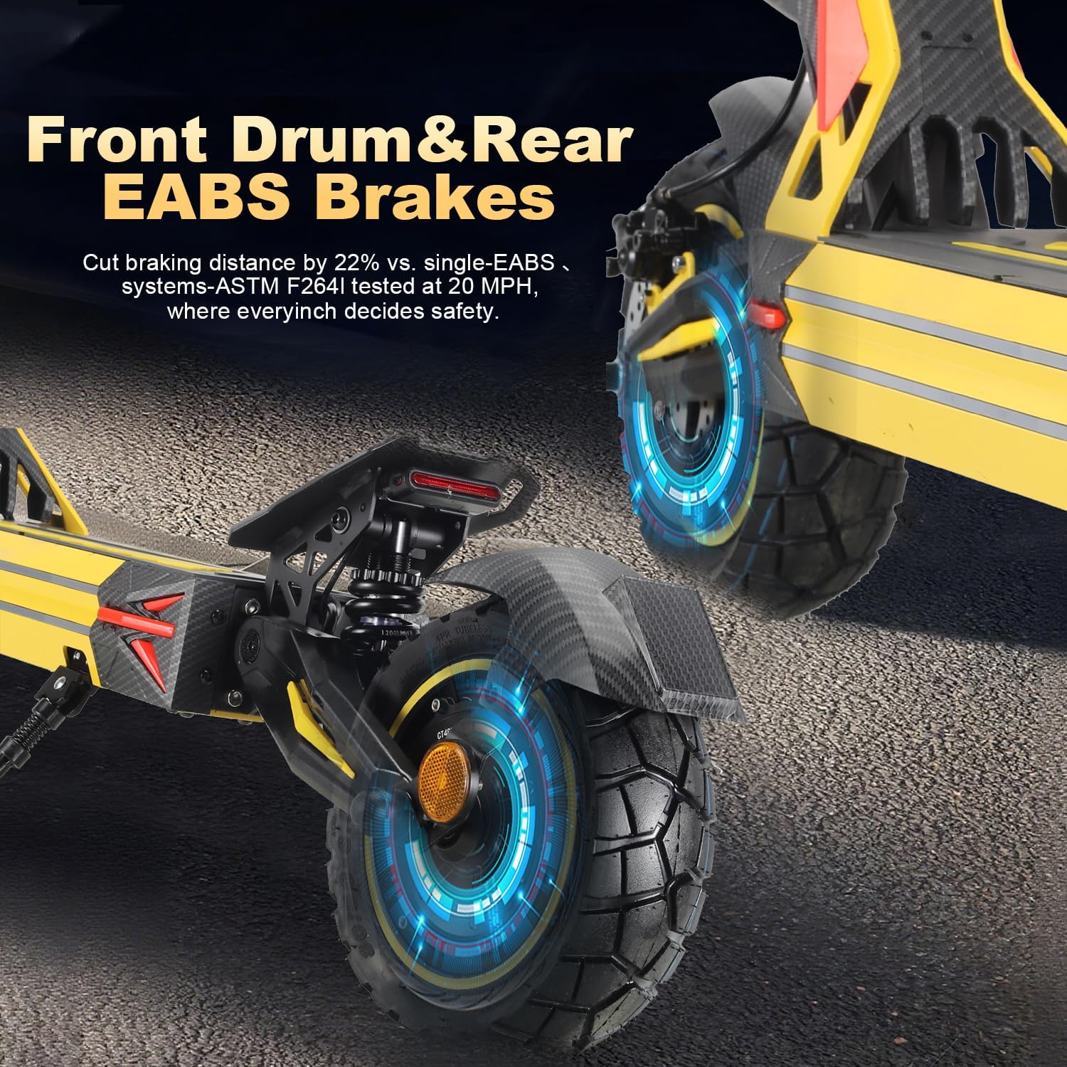 1600W High-Power Electric Scooter for Adults, 48V21AH Lithium Battery, Up to 36MPH, 32-35 Miles Range, Dual Suspension, Dual Brakes, 3 Speed Modes, LCD Display – Off-Road Folding E Scooter