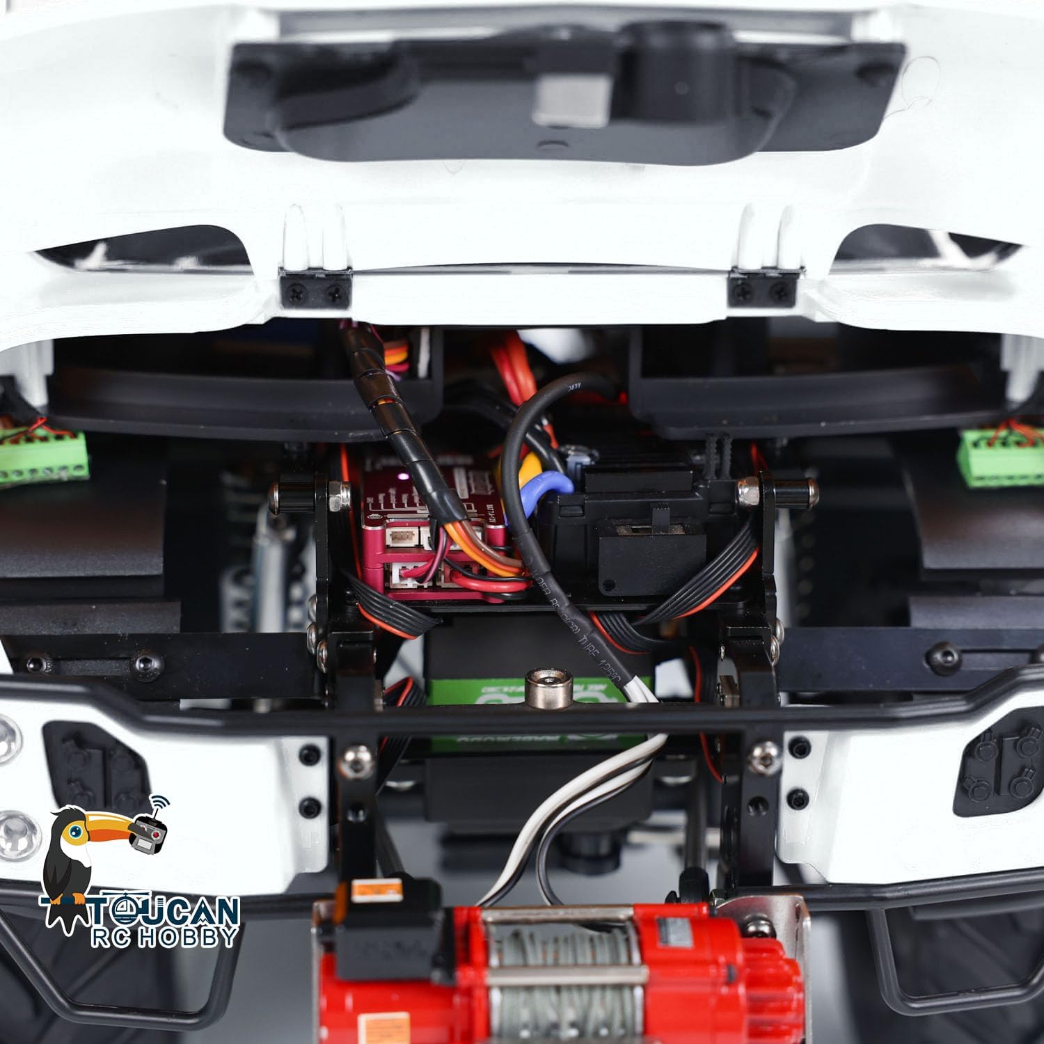 TOUCAN RC HOBBY 2Speed 4WD 1:10 RC Off-Road Vehicle UNI U423 4X4 Radio Control Rock Crawler Car Model Aluminum Box Light Sound Differential Lock for Adult