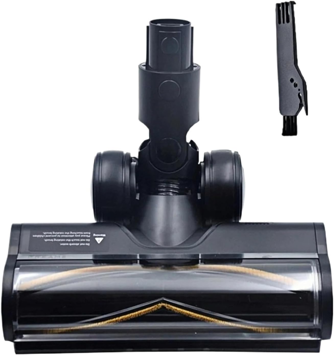 NSFGHE 2Pcs/Set Vacuum Electric Floor Brush Attachment Floor Soft Roller Brush Head with LED Dust Lights.Compatible for Dreame R10 R20 R30 T30