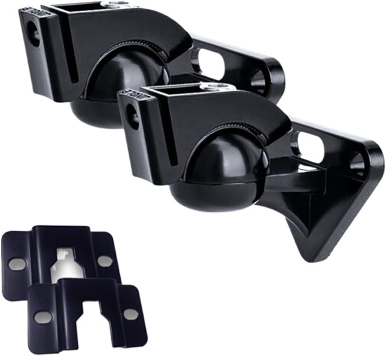 1 pair (2 pieces) R5 zinc alloy wall mount brackets swivel and tilt