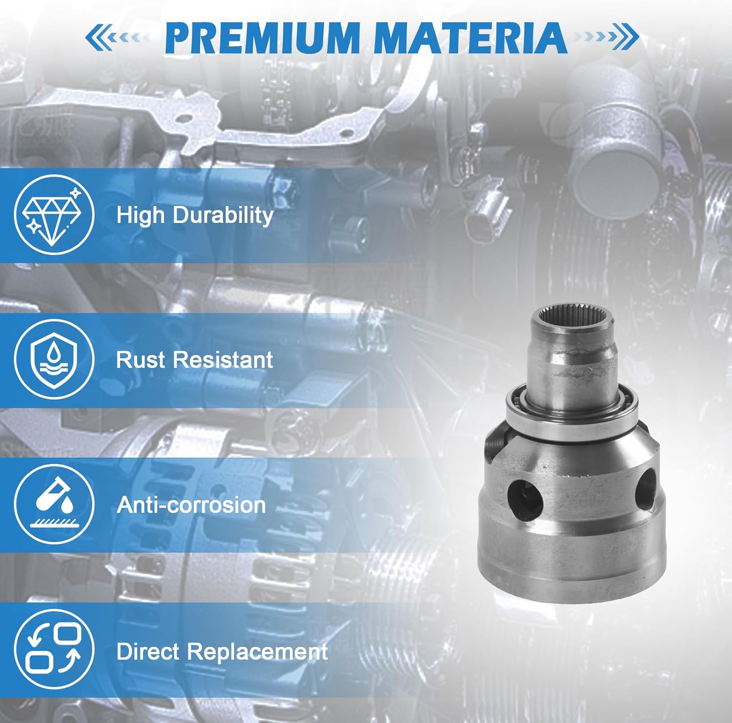 Center Differential Viscous Coupling 38913AA100 for Subaru Impreza WRX Legacy Outback 2000-2014 2.5L H4 AWD Replaces 38913AA102 38913AA100 38913AA101