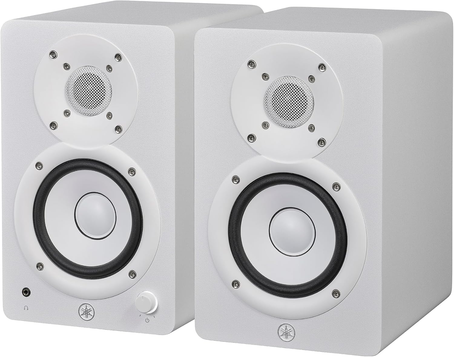 Yamaha HS4 Powered Studio Monitor in White, Pair (HS4 W)