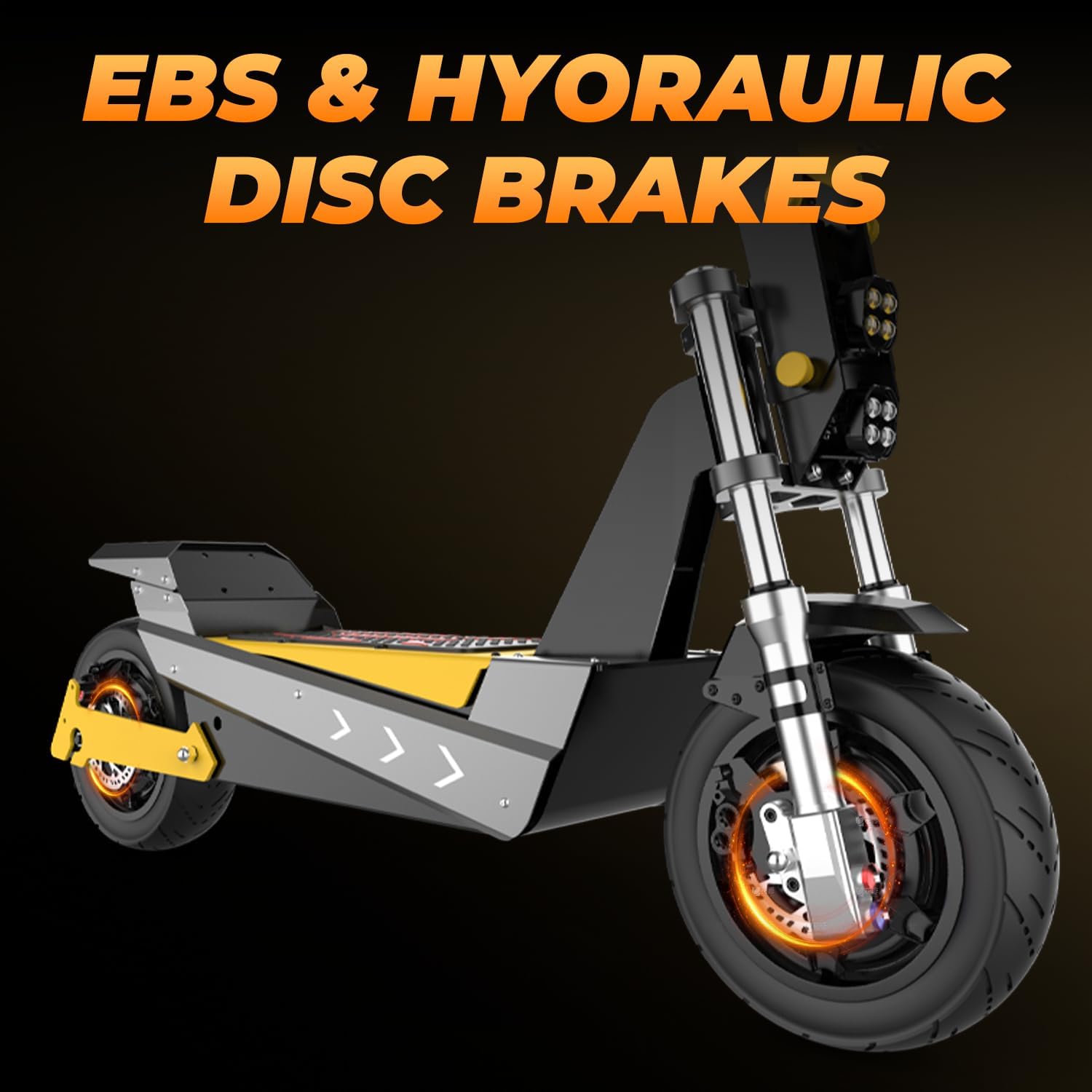 L7 6000W Dual Motor Escooter Adult, Max 50 MPH/45Miles, 60V 35Ah Large Battery, Full Suspension, Hydraulic Brakes, 11