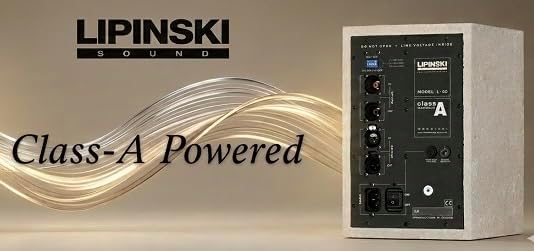 LIPINSKI: The Authentic Hi-End Hi-Fi Speaker (Single, Powered Class-A) | Unmatched Authenticity for Demanding Listeners & Professional Environments | Immersive Sound Ready