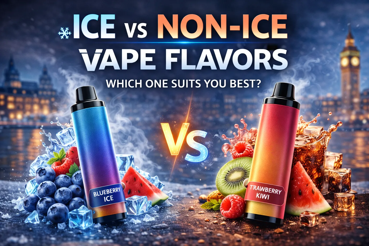 Ice vs Non-Ice Vape Flavors: Which One Suits You Best? - MYEU VAPES