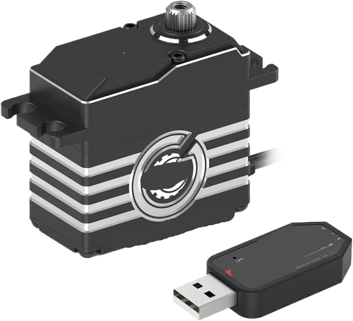 A81BP Waterproof 55KG High Torque 0.087 Seconds Metal Gear Brushless Digital Servo 8.4V(A81BMWP 55kg Set1)