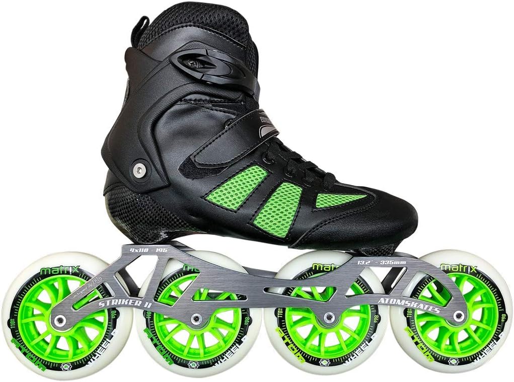 Atom Pro Fitness 4x110 Outdoor Inline Skate Package