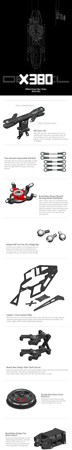 DUKUSEEK Medium Digital Metal Locked Rudder ServoMain Rotor