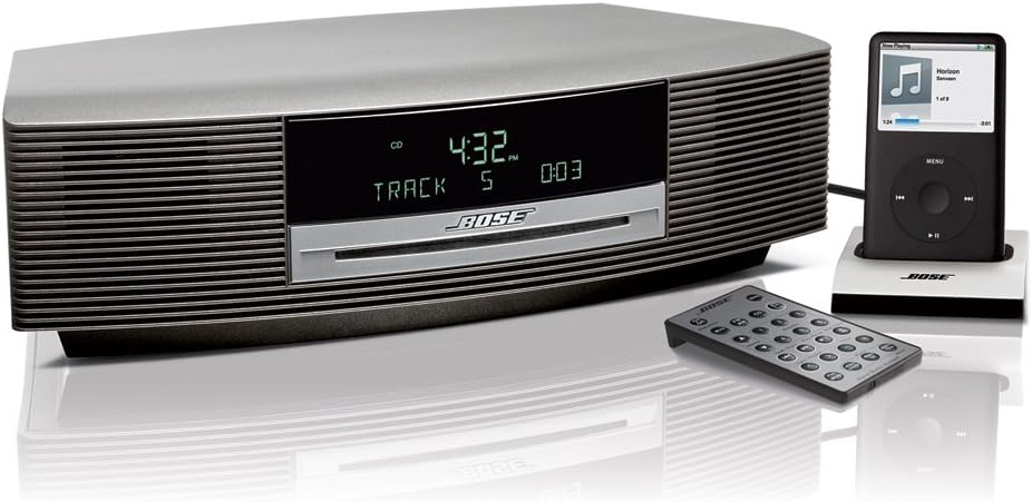 Bose Wave Music System with Connect kit for iPod - Titanium Silver