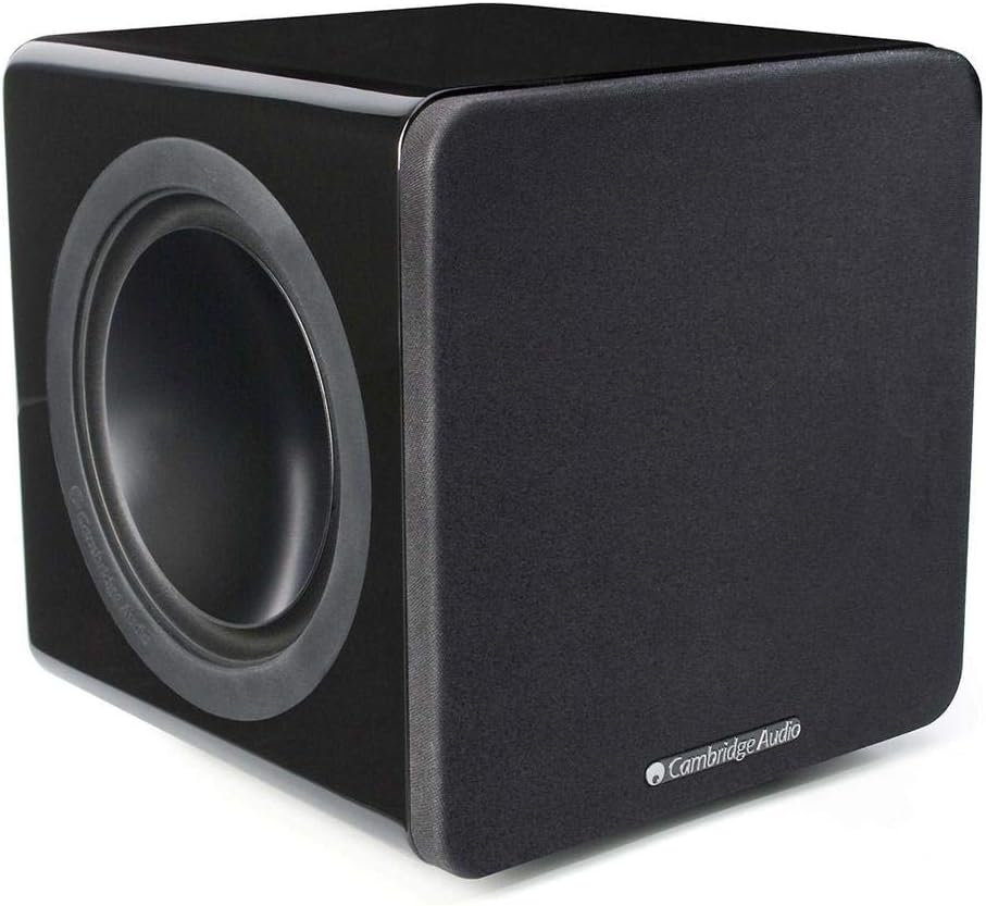 Cambridge Audio Minx X201 | 200 Watt Subwoofer with Active Amplifier (Gloss Black)