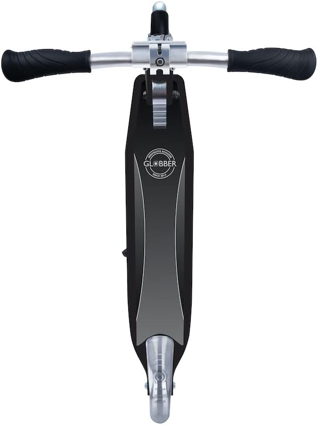 GLOBBER Flow Element Lights 125mm ABEC 9 Height Adjustable Folding Scooter LED Light Wheels Black