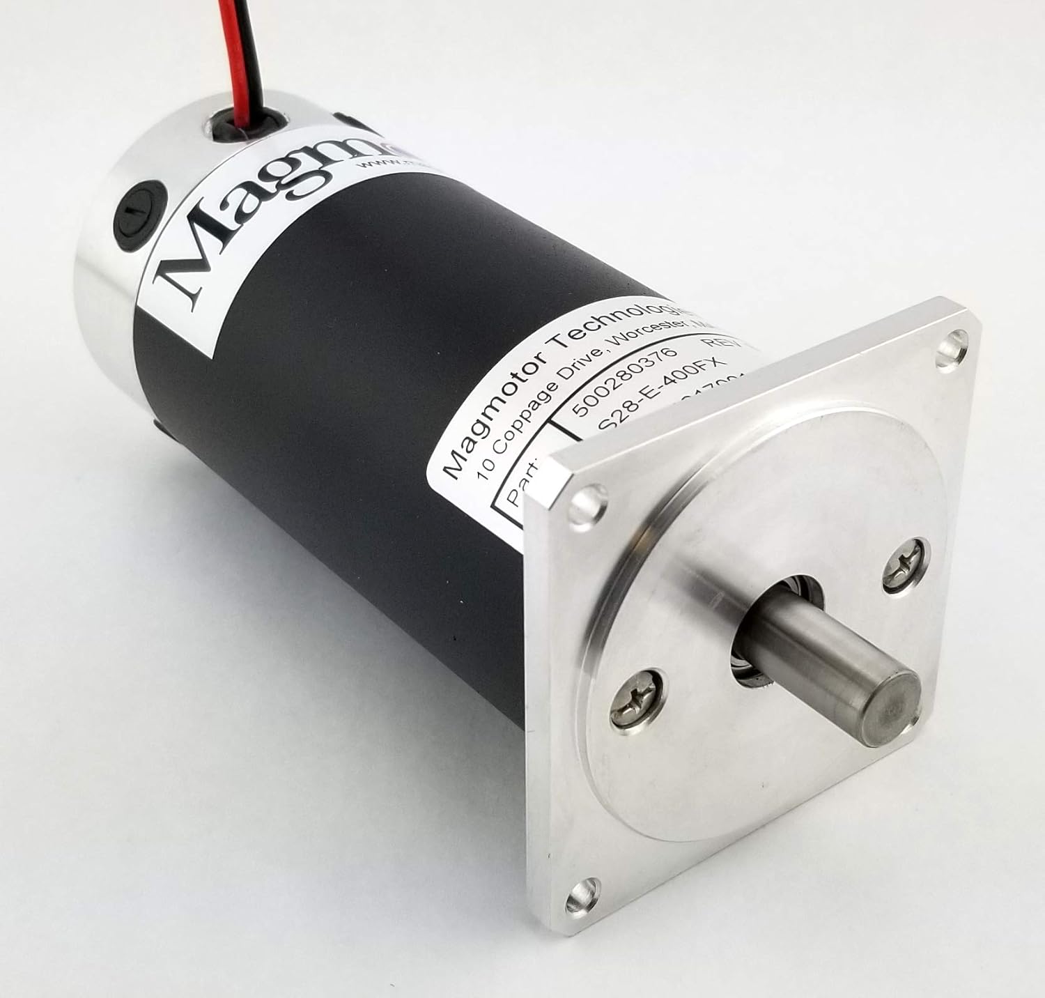 Brushed Motor - Magmotor, S28-E-400FX, 500280376, 48 VDC, 1900 RPM, Brushed DC Motor, DC Electric Motor