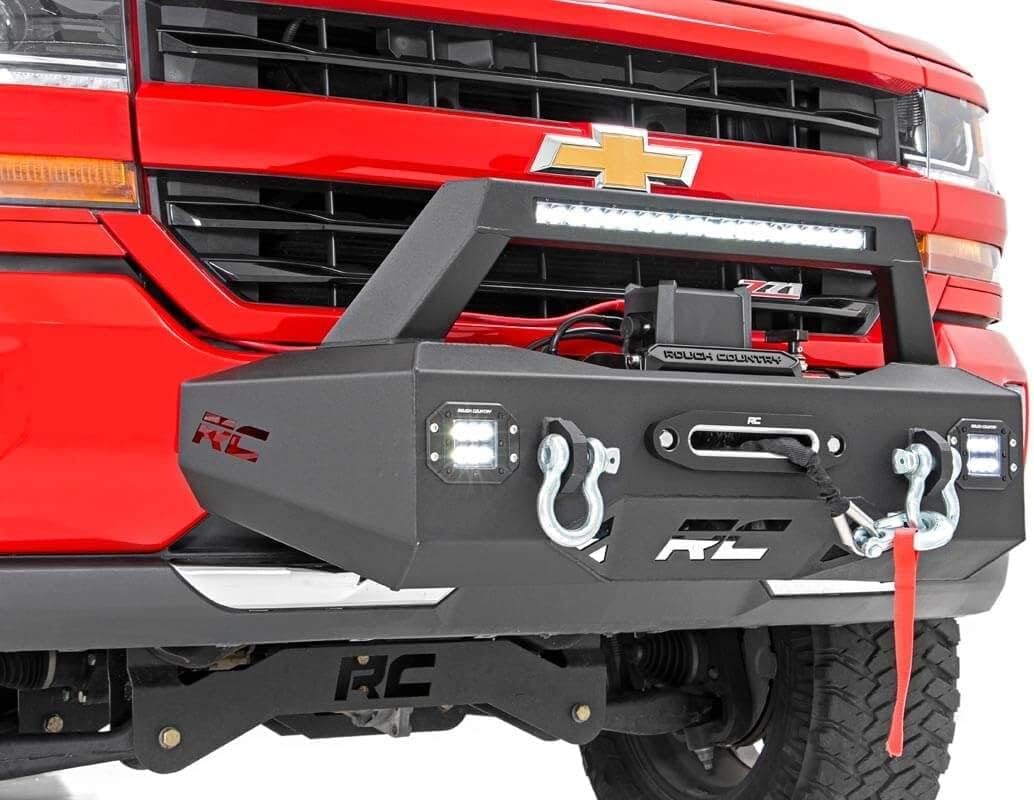 Rough Country EXO Winch Mount System for 2007-2018 Chevy Silverado 1500-10761