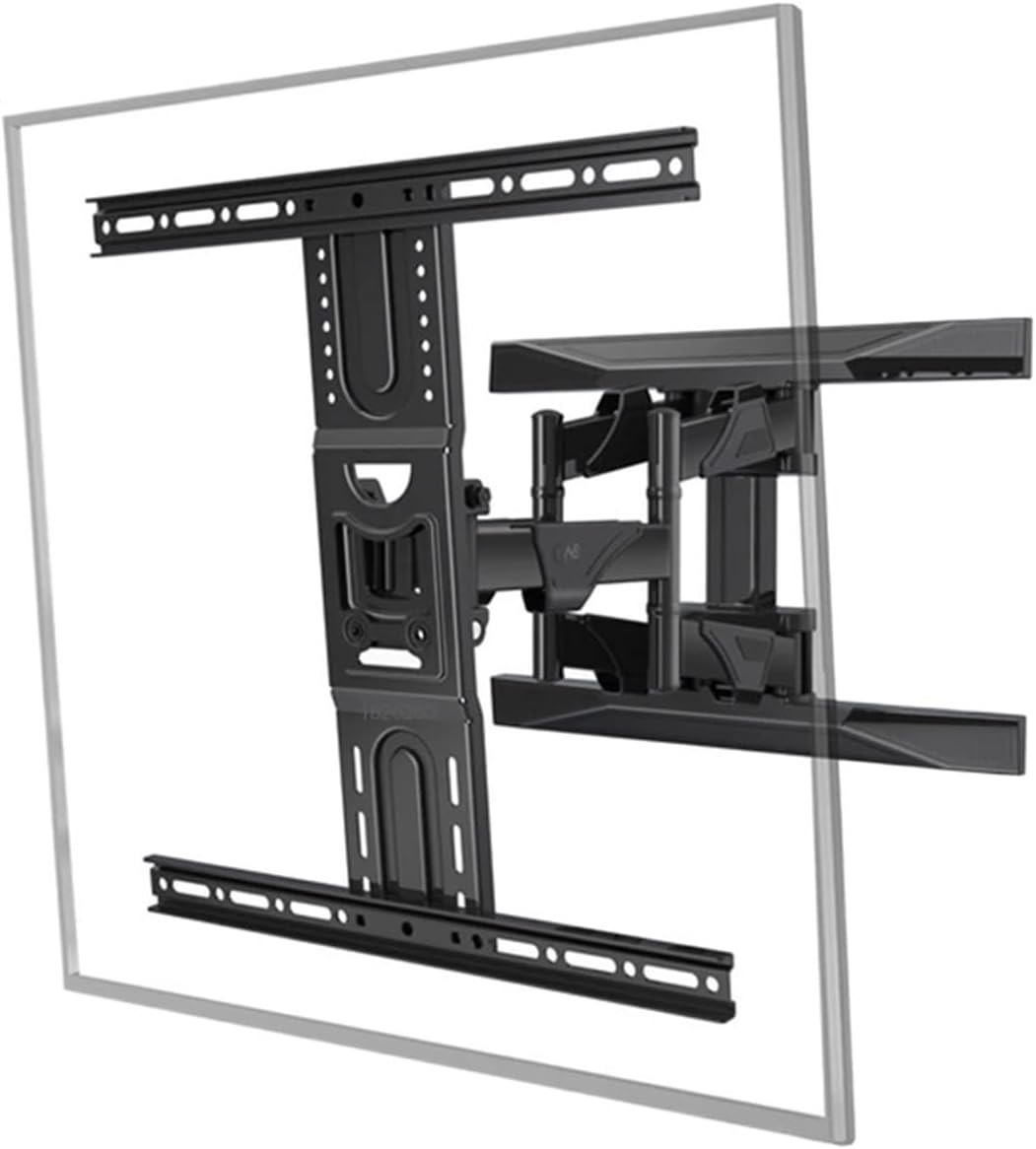 P6 Full Motion 45-75 Inch TV Wall Mount Flat Panel LED LCD Display Screen Mount Bracket MAX.VESA 600x400mm Load 45.5kg