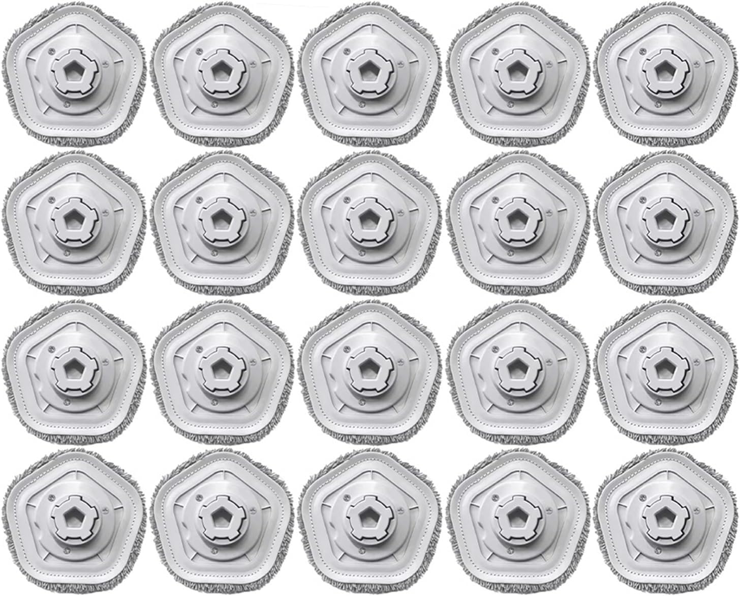 rqhdd Vacuum Attachment Mop Pad Compatible with Dreame Bot W10 Accessories Robot Vacuum Cleaner W10 Pro Vacuum Self-Cleaning and Mop Mop Cloth Replacement Parts(20pcs)