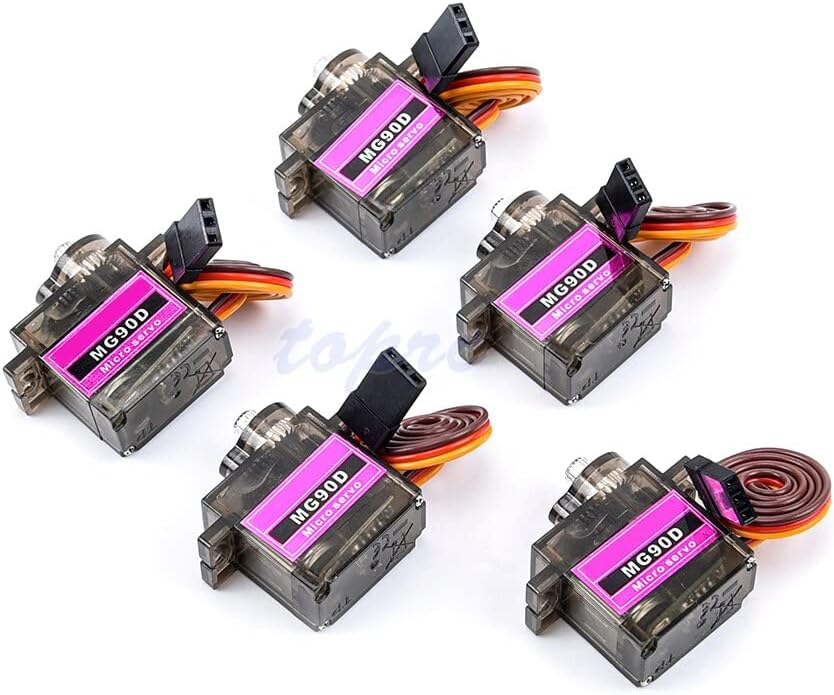 Replacement Part For MG90D Digital 9g Micro Servo Motor High Torque Bearing Upgraded MG90S For RC Helicopter RC Airplane 450 - (Color: 20pcs)