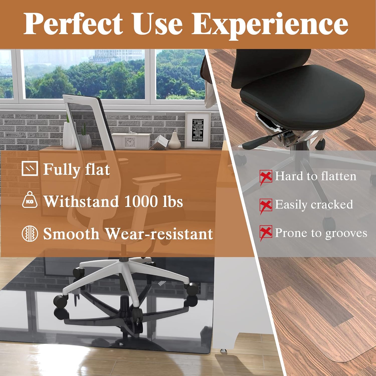 Natsukage Glass Chair Mat 46