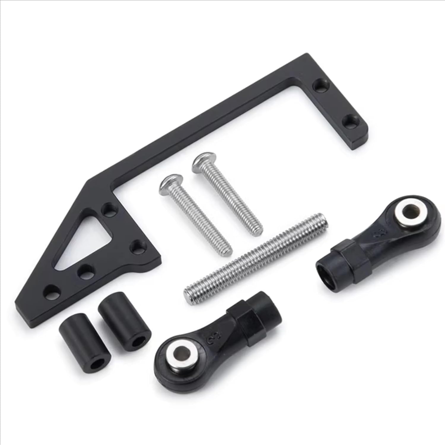 RC Gearboxes For Axial For SCX10 AX10 For Wraith Black 1/10 Metal Complete Gearbox Transmission Box With Dig Gear 1 Speed RC Crawler Car