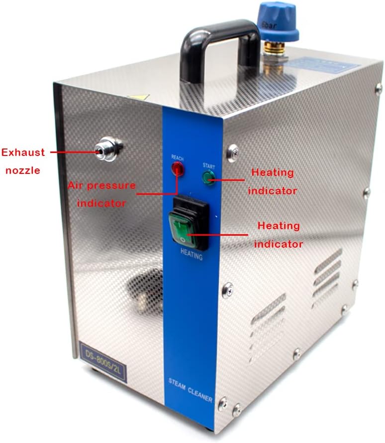 iDili Jieotwice Stainless Steel Jewelry Steam Cleaner Gem Washer Gold and Steam Cleaning Machine Goldsmith Equipment 2L 1300W