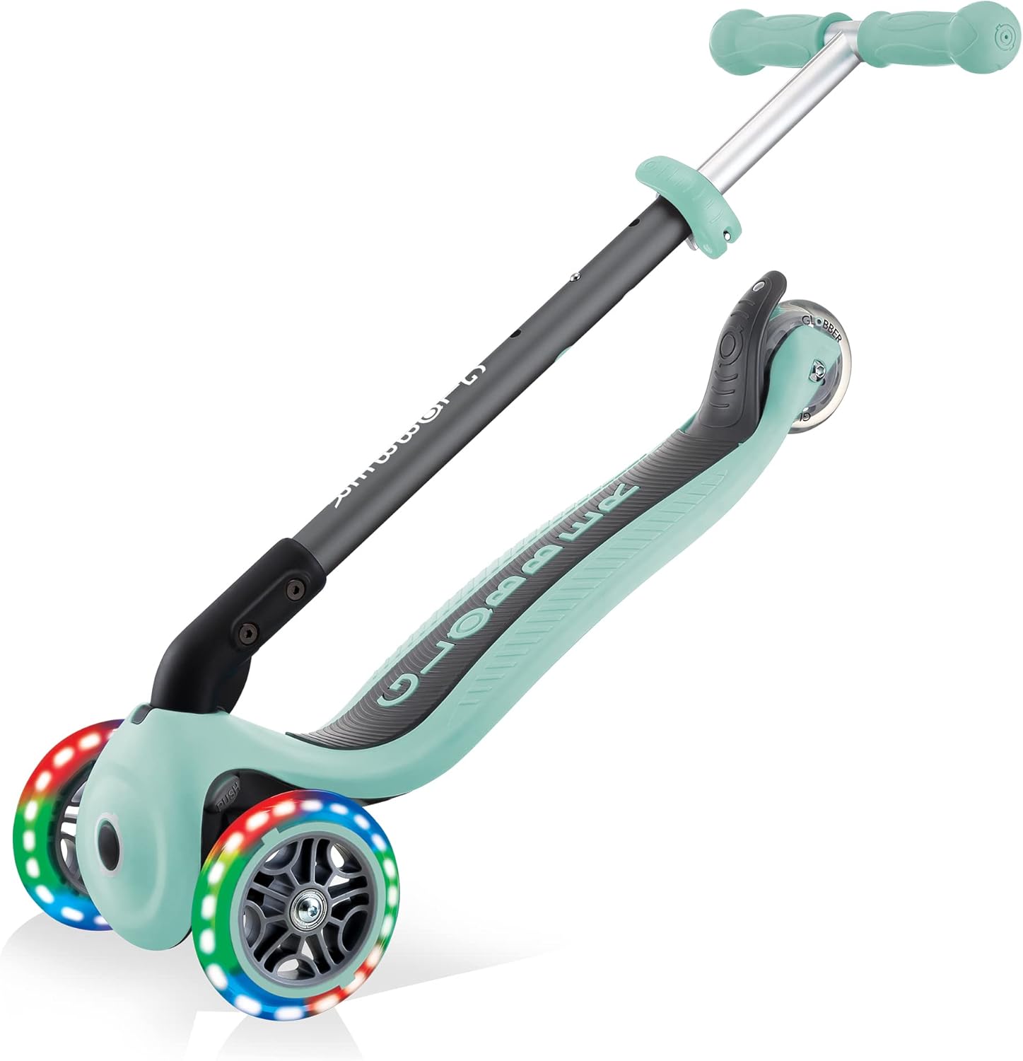 GLOBBER Primo Foldable Lights Pastel Mint Scooter