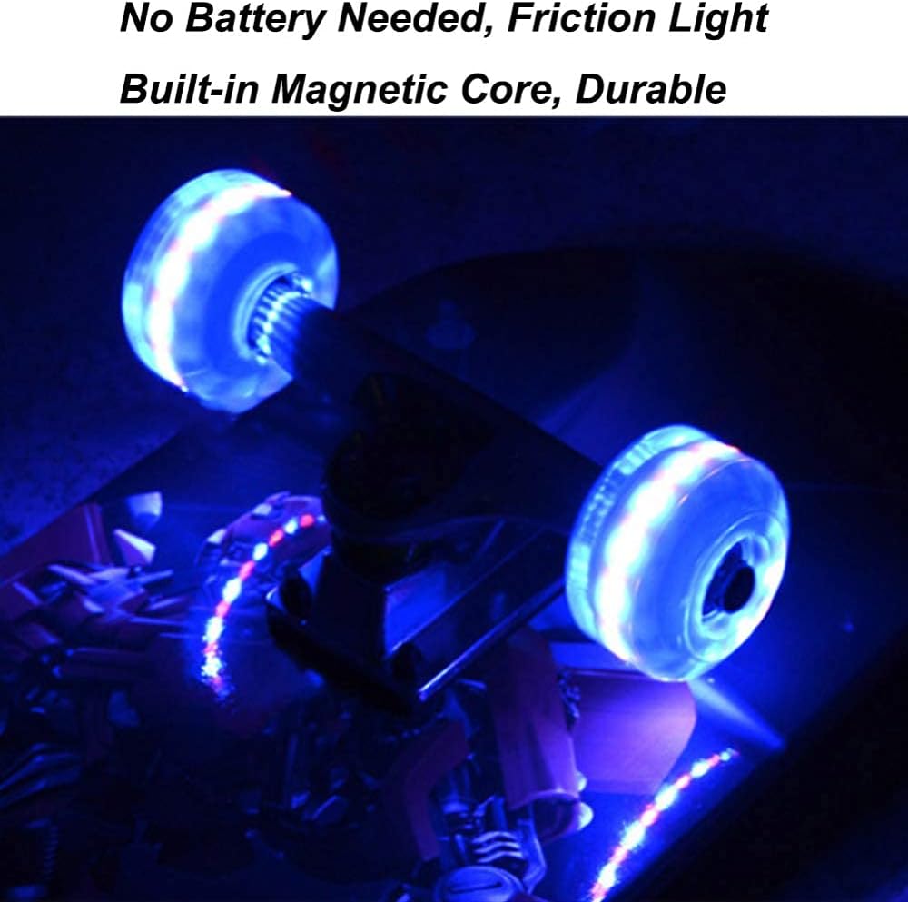 Skateboards 31 x 8 inch Complete Skateboard for Beginners 7 Layer Canadian Maple Double Kick Deck Concave Cruiser Trick Skateboard for Kids and Adults