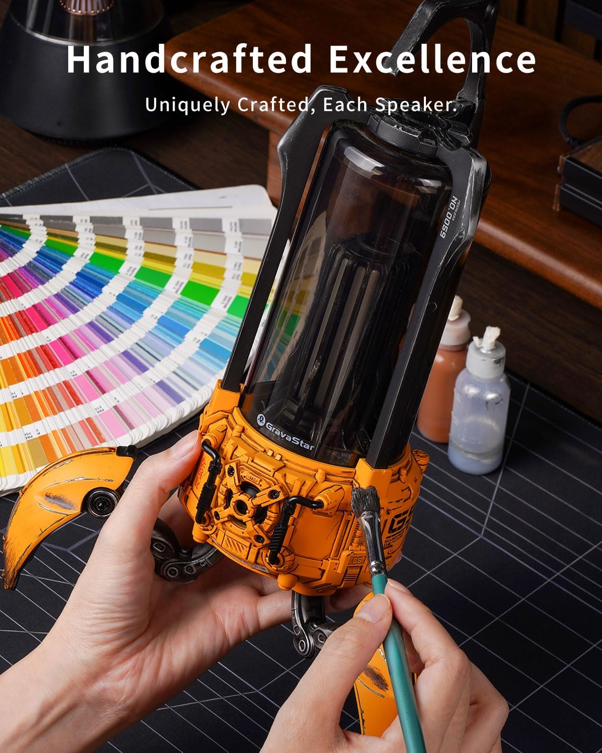 Gravastar Supernova Portable Bluetooth Speaker, LED Table Lamp Speaker, 9H Playtime, TWS Pairing, Wireless Speakers fo Party/Outdoor/Camping/Gifts