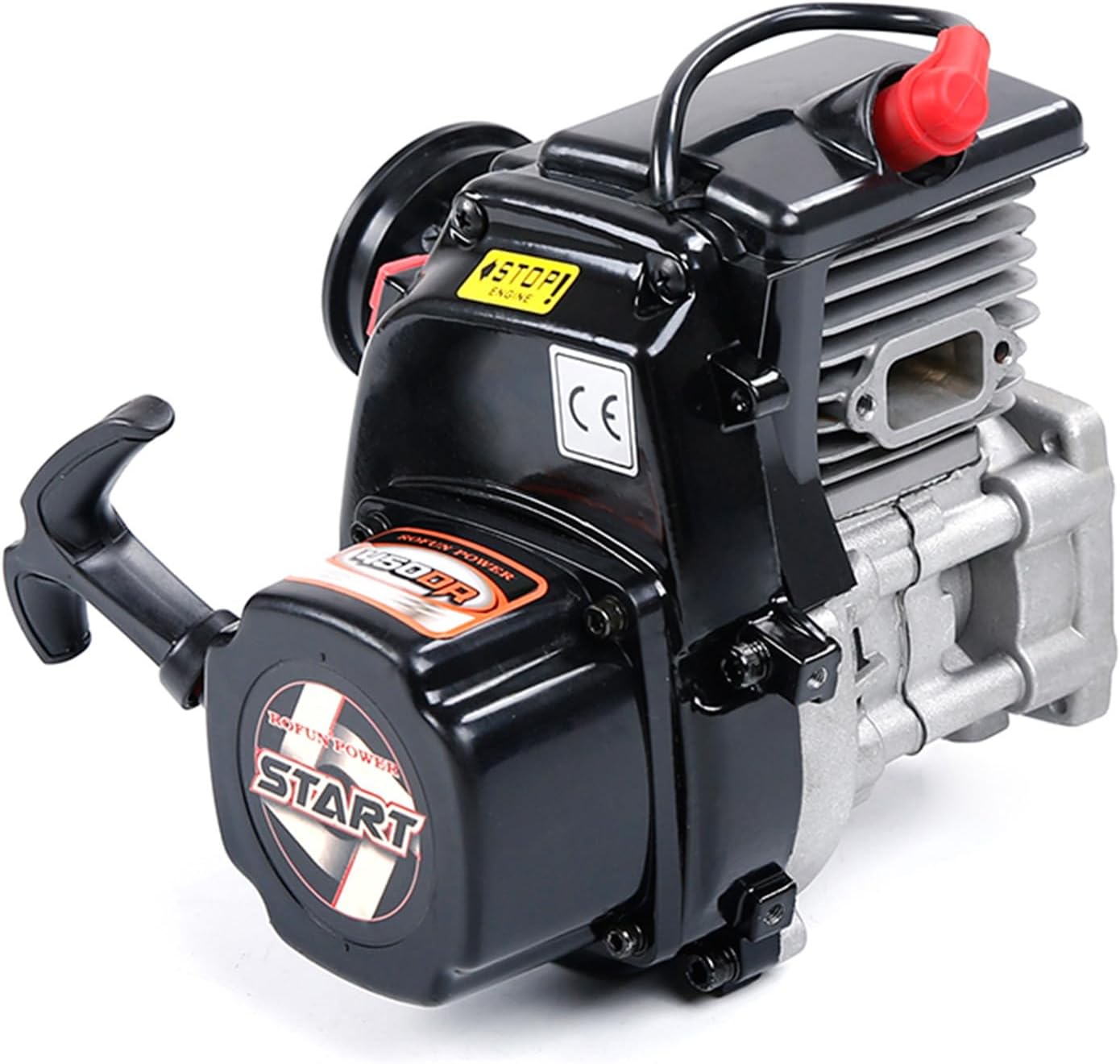 FLMLF 45cc 4 Bolt Engine Piston Double Ring Kit Fit for 1/5 Losi 5ive T ROFUN ROVAN LT King Motor X2 Rc Car Parts