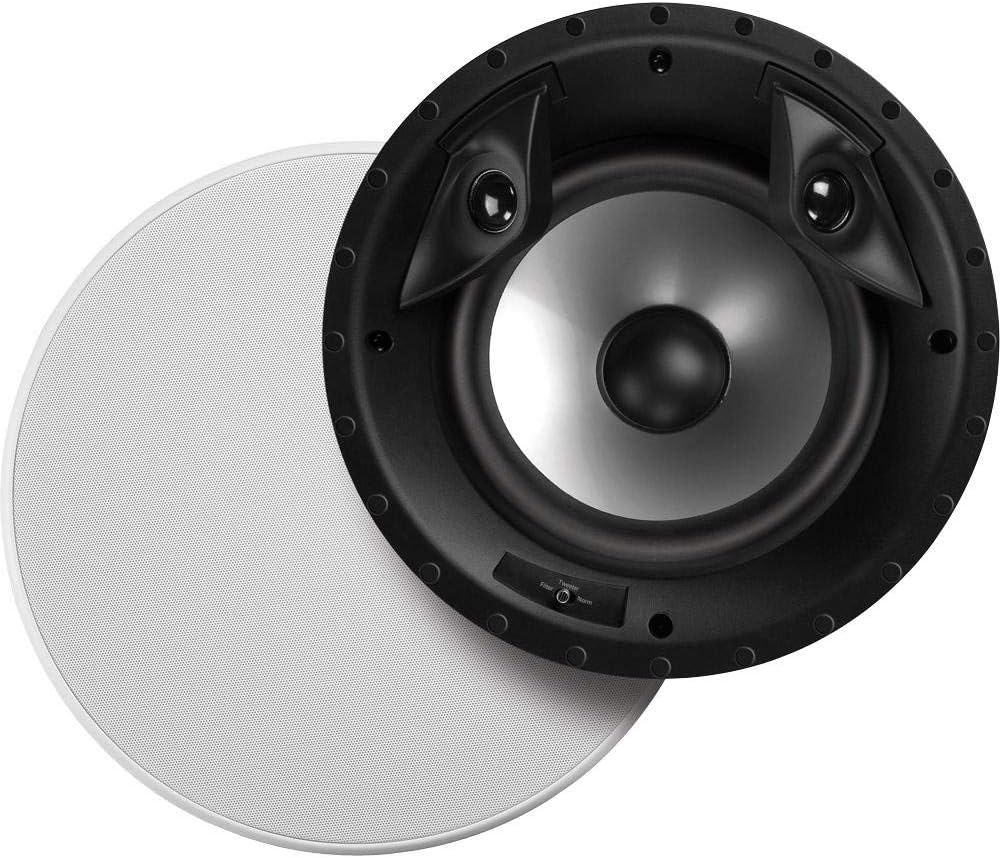 Polk Audio 80F/X-RT in-Ceiling 2-Way Round Surround Speakers White